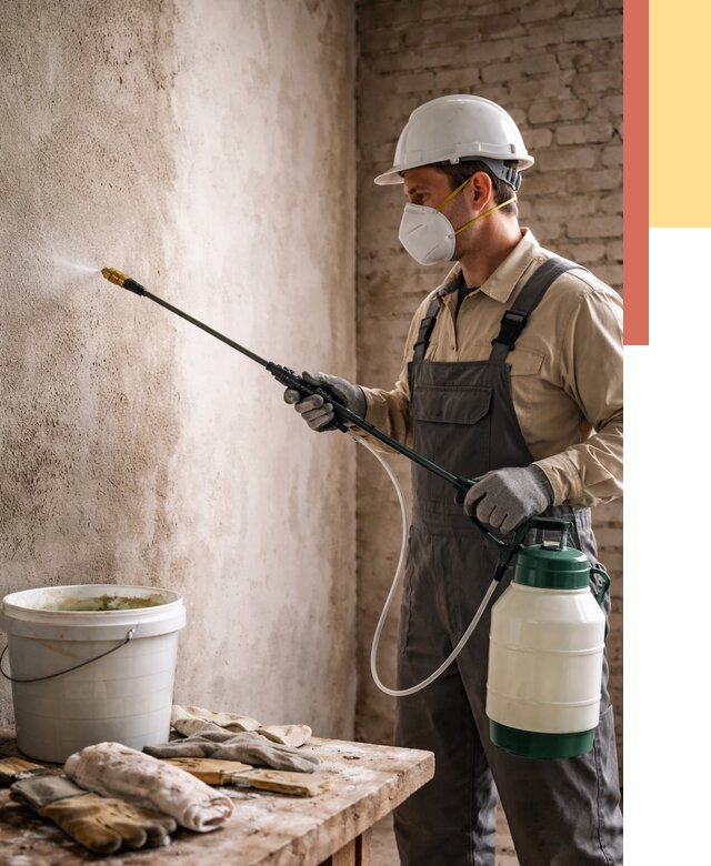 Антисептическая обработка стен в Шарыпово от 1213 руб. — быстро и недорого | ОТДЕЛОЧНИК-Шрп