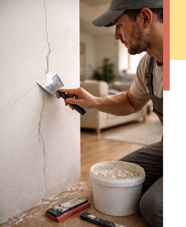 Заделка трещин и сколов в Шарыпово от 2476 руб. — быстро и недорого | ОТДЕЛОЧНИК-Шрп