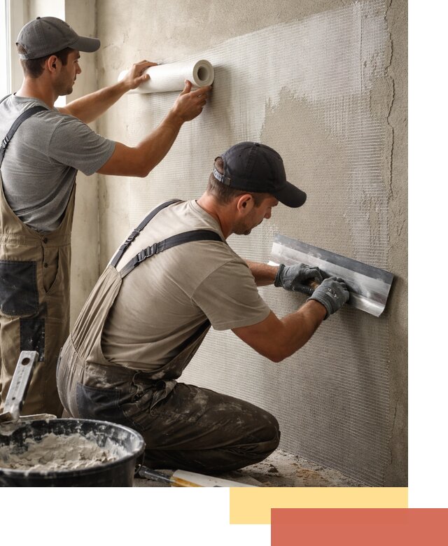 Армирование стен стеклосеткой в Шарыпово для прочной отделки