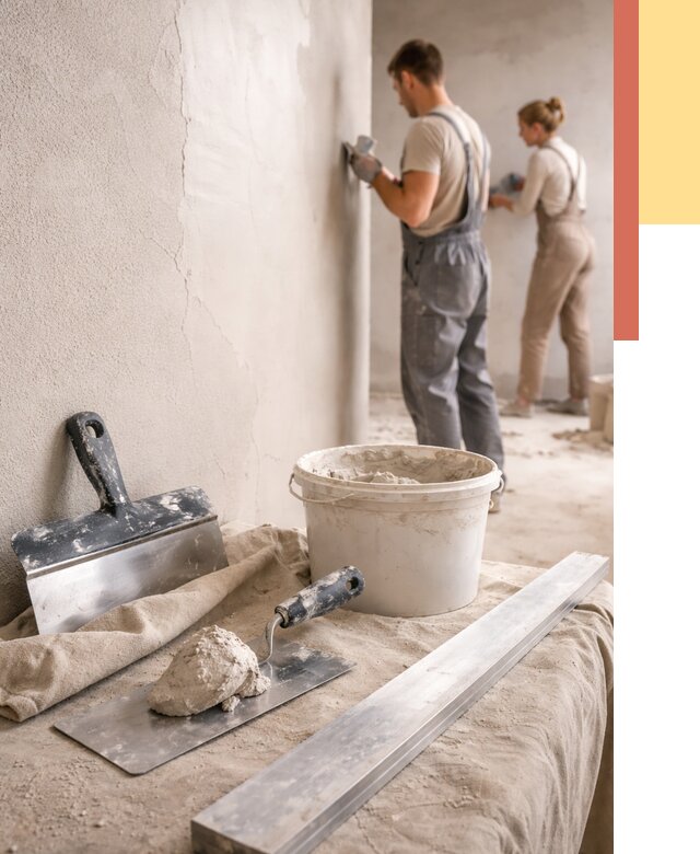 Штукатурка стен гипсовая в Шарыпово от 4547 руб/м2 — быстро и недорого | ОТДЕЛОЧНИК-Шрп