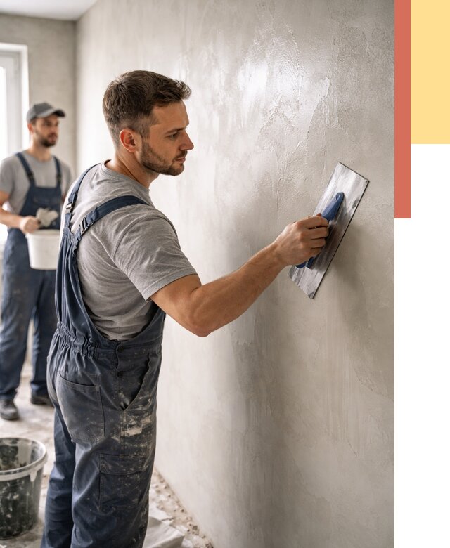 Глянцевание штукатурки стен в Шарыпово от 7579 руб. — услуги и затирка | ОТДЕЛОЧНИК-Шрп