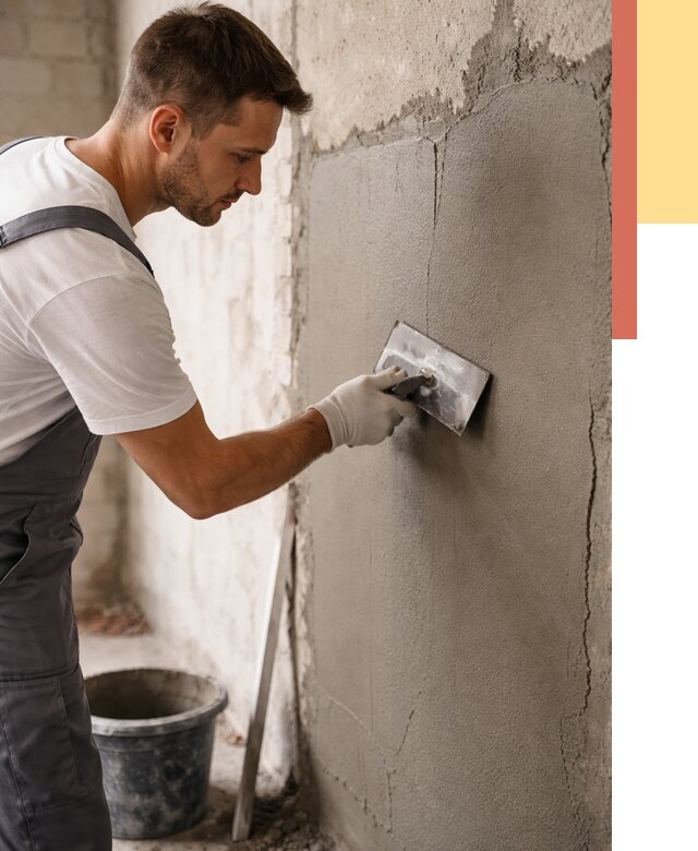 Штукатурка стен под плитку в Шарыпово от 4244 руб./м2 — выравнивание под плитку | ОТДЕЛОЧНИК-Шрп