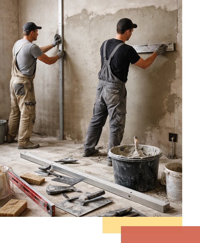 Профессиональная штукатурка стен под плитку в Шарыпово