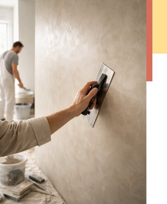 Венецианская штукатурка в Шарыпово от 3537 руб/м² — нанесение стен под ключ | ОТДЕЛОЧНИК-Шрп