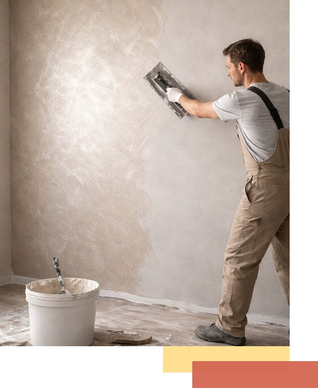 Декоративная штукатурка «Мокрый шелк» под ключ в Шарыпово