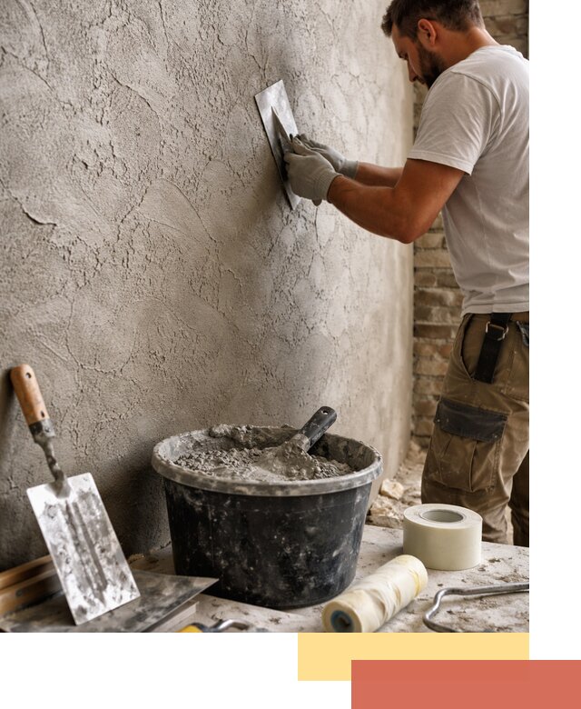 Декоративная штукатурка лофт в Шарыпово — отделка стен и потолков