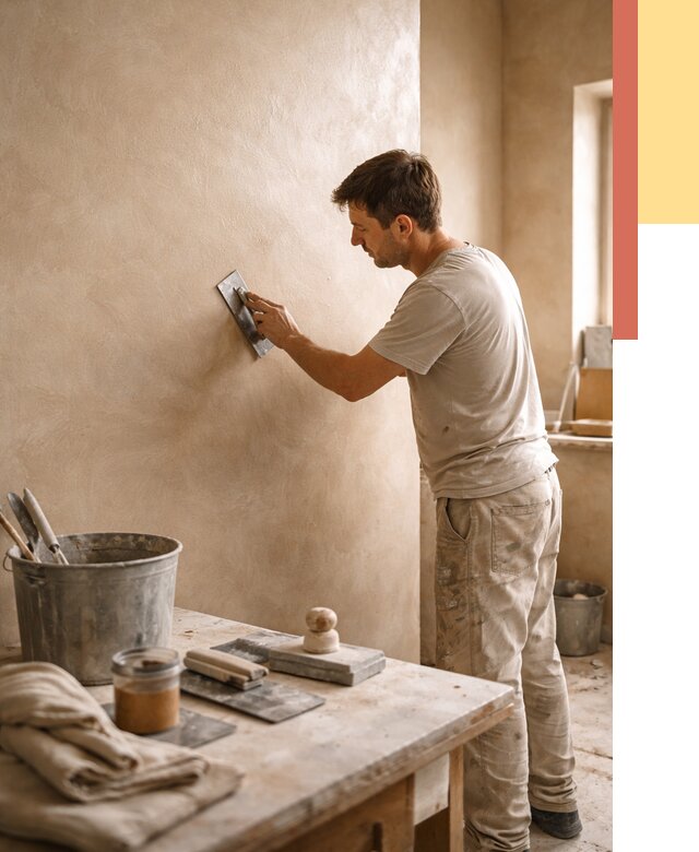 Марокканская штукатурка таделакт в Шарыпово под ключ от 4244 руб. | ОТДЕЛОЧНИК-Шрп