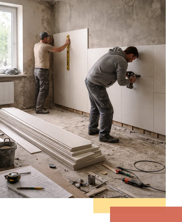 Монтаж ПВХ панелей на стены в Шарыпово качественно и быстро