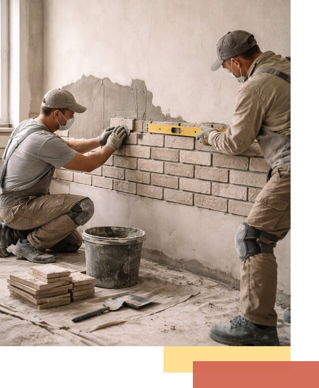 Монтаж декоративного кирпича профессионально в Шарыпово