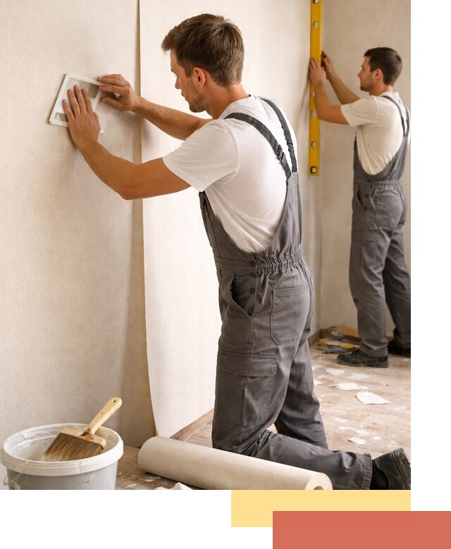 Поклейка бумажных обоев в Шарыпово качественно и недорого