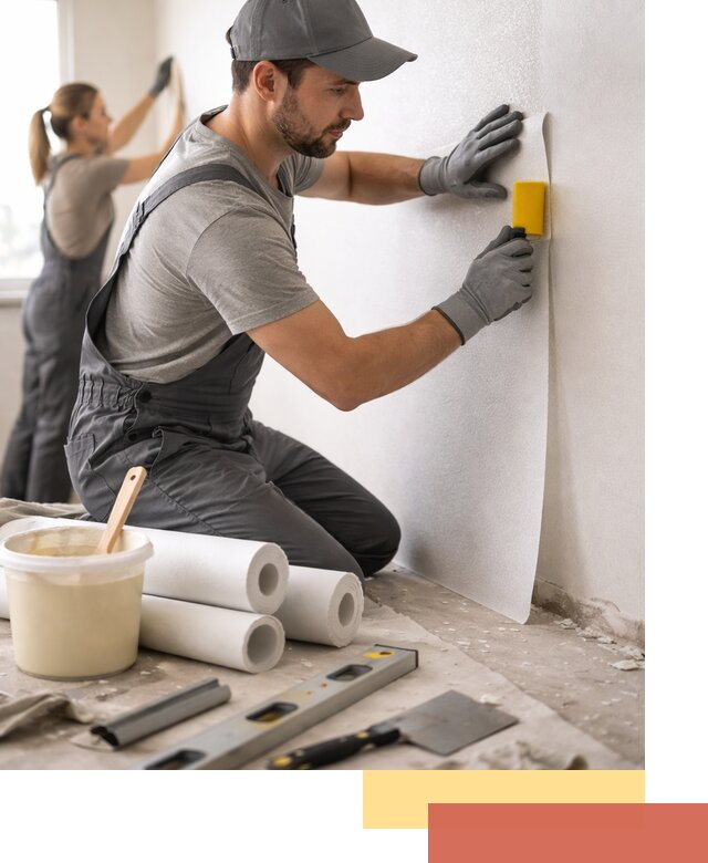 Поклейка стеклообоев профессионально в Шарыпово