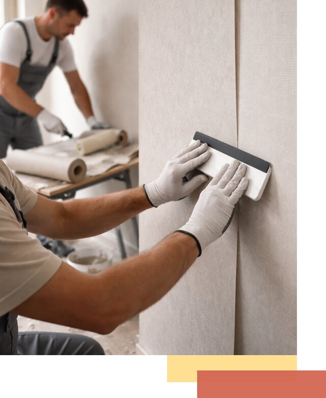 Поклейка обоев под покраску в Шарыпово профессионально и быстро