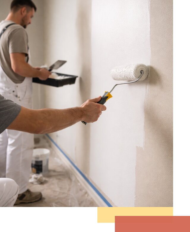 Покраска стен акриловой краской профессионально в Шарыпово