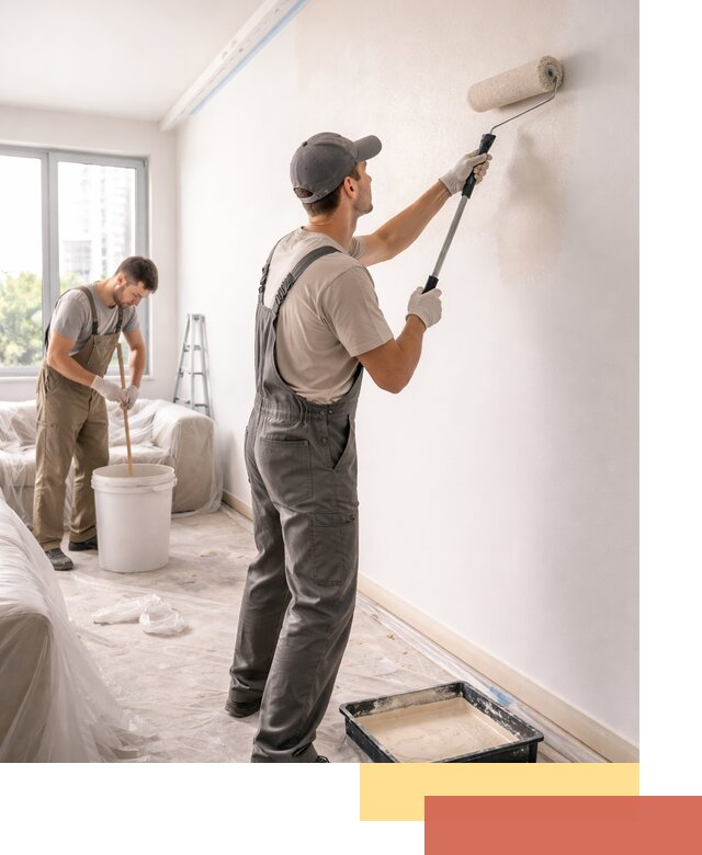 Покраска стен в офисе в Шарыпово — быстрый и качественный ремонт