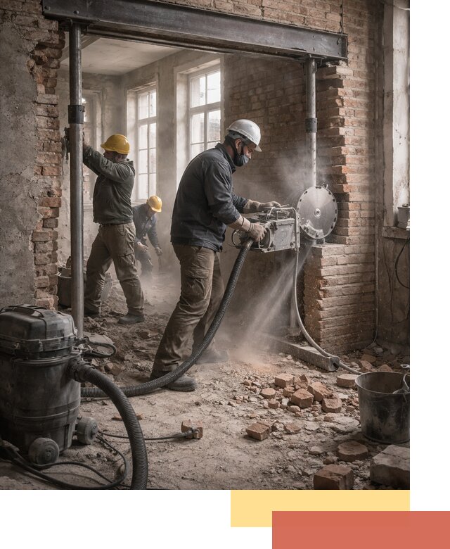 Прорезка проема в стене под дверной или оконный проем в Шарыпово