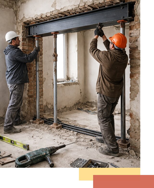 Усиление проема в стене в Шарыпово для расширения и безопасности