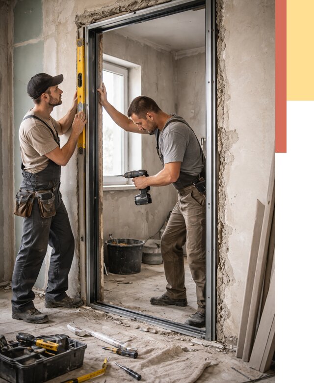 Закладка дверного проема в Шарыпово от 3537 руб. — быстро и недорого | ОТДЕЛОЧНИК-Шрп