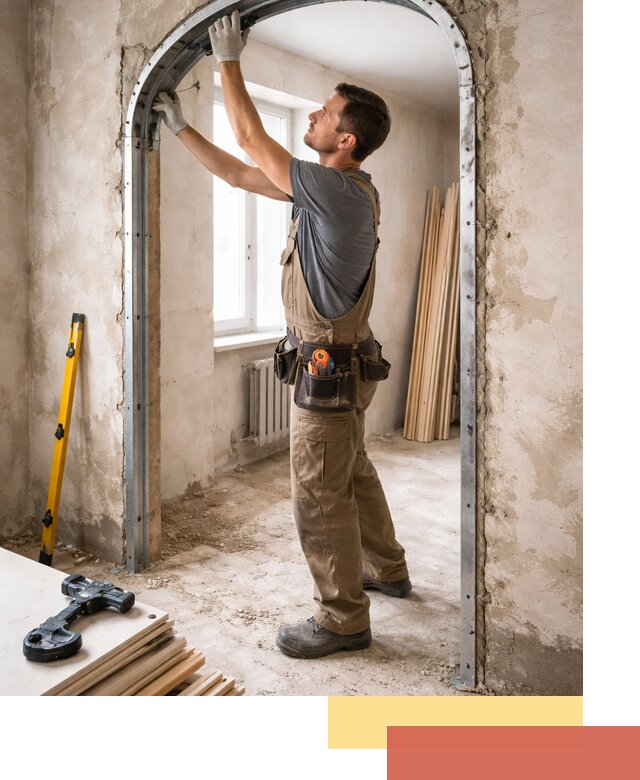 Устройство арочного проема в Шарыпово под ключ