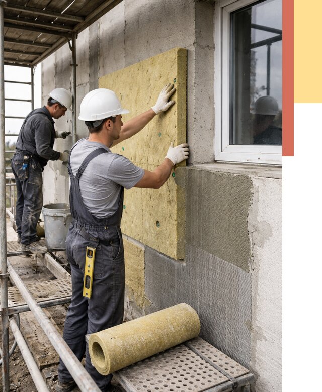 Утепление стен в Шарыпово от 4345 руб. под ключ — быстро и недорого | ОТДЕЛОЧНИК-Шрп