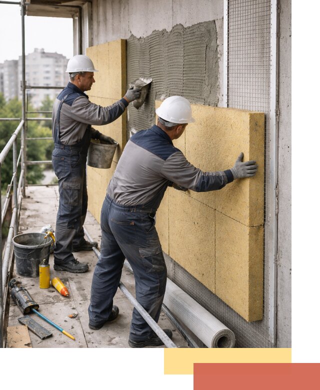 Утепление стен зданий и домов в Шарыпово качественно и надежно