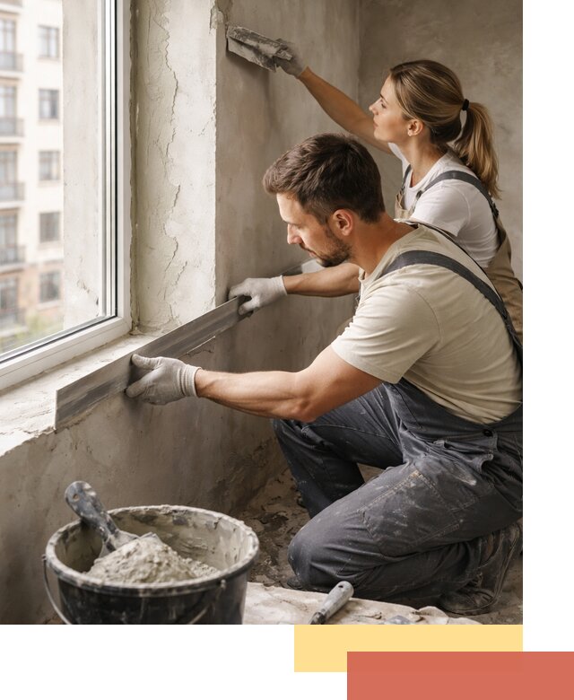 Штукатурка откосов дверей и окон профессионально в Шарыпово