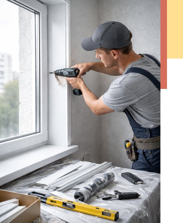 Установка пластиковых откосов в Шарыпово от 2274 руб. | ОТДЕЛОЧНИК-Шрп монтаж, быстро и недорого