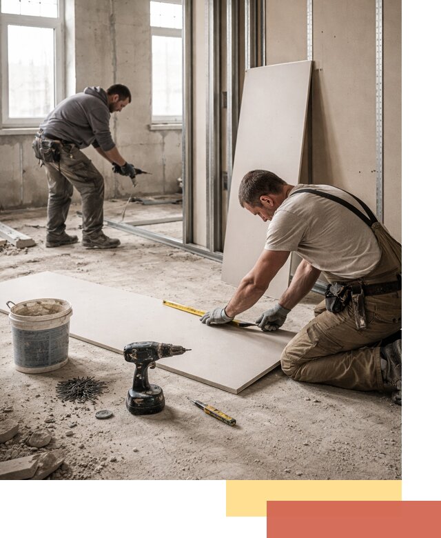 Кладка перегородок из ПГП под ключ в Шарыпово