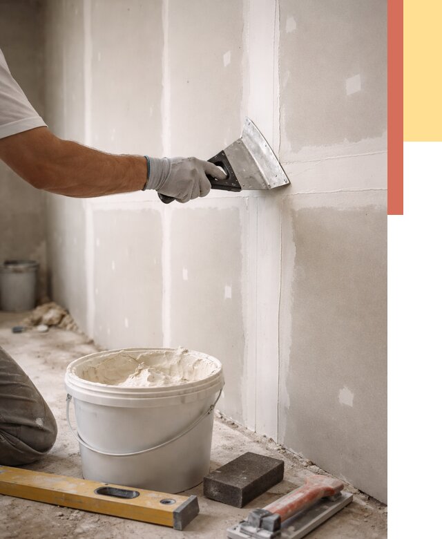 Шпаклевка перегородок из гипсокартона в Шарыпово от 2526 руб. — услуги ОТДЕЛОЧНИК-Шрп