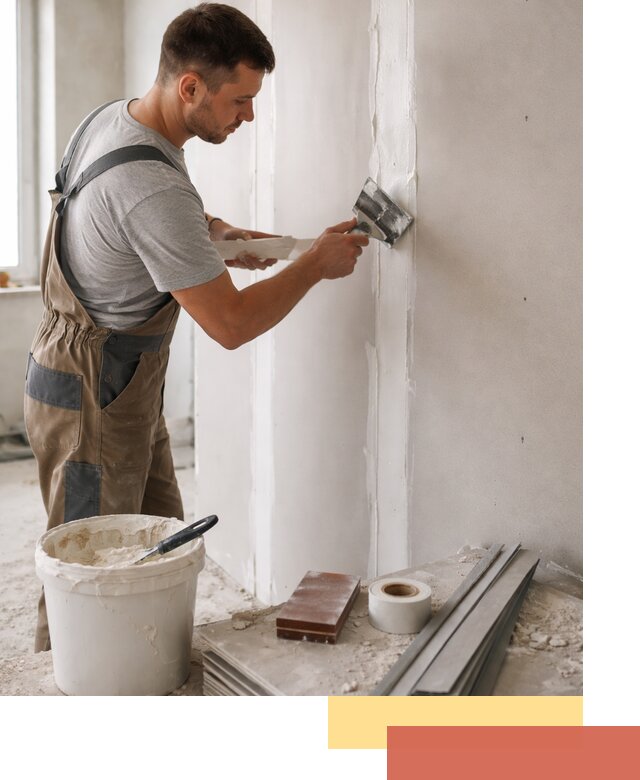 Шпаклевка перегородок из гипсокартона в Шарыпово качественно и быстро