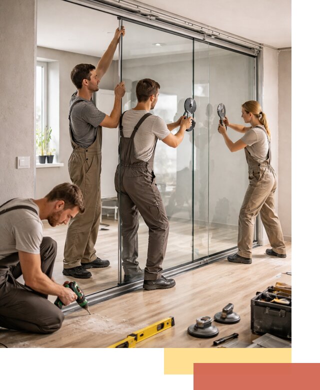 Изготовление стеклянных перегородок на заказ в Шарыпово