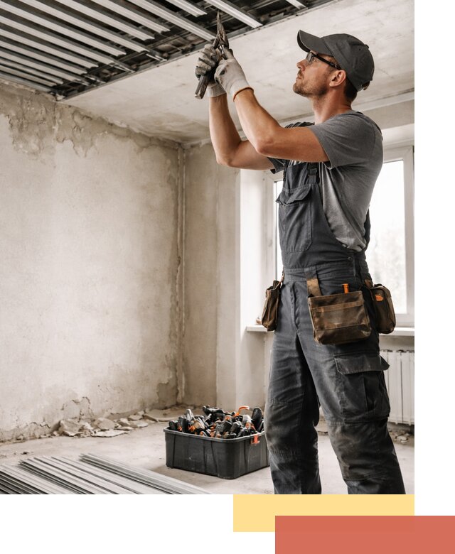 Демонтаж реечного потолка в Шарыпово быстро и аккуратно