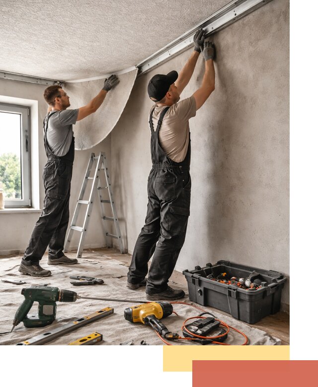 Монтаж фактурного натяжного потолка в Шарыпово качественно и быстро