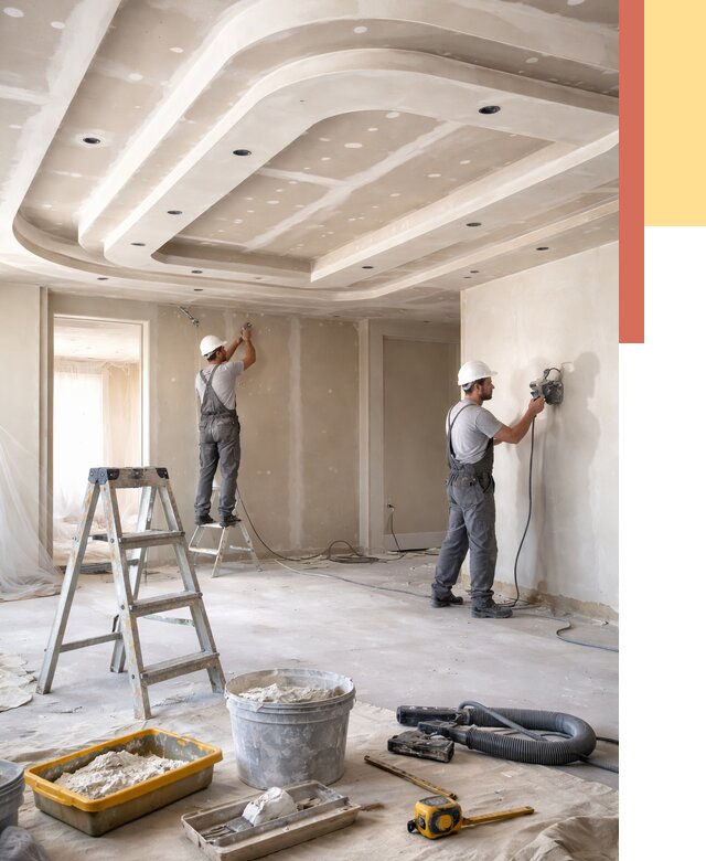 Многоуровневый потолок из гипсокартона в Шарыпово от 758 руб. под ключ | ОТДЕЛОЧНИК-Шрп