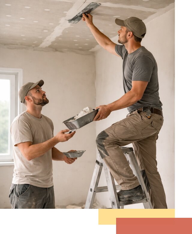 Шпаклевка потолка из гипсокартона в Шарыпово качественно и быстро