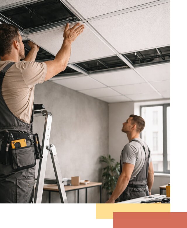 Монтаж потолочной плитки в Шарыпово качественно и в срок