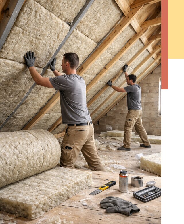 Утепление потолка минватой в Шарыпово от 1465 руб. — быстро и недорого | ОТДЕЛОЧНИК-Шрп