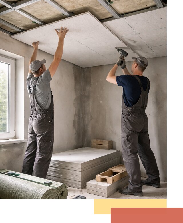 Шумоизоляция потолка панелями ЗИПС в Шарыпово